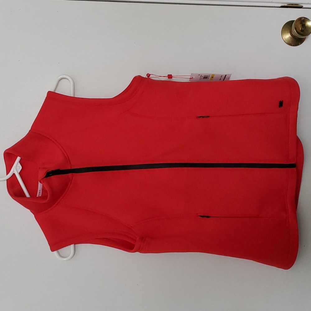 New Tommy Hilfiger sport women's M red outdoor vest